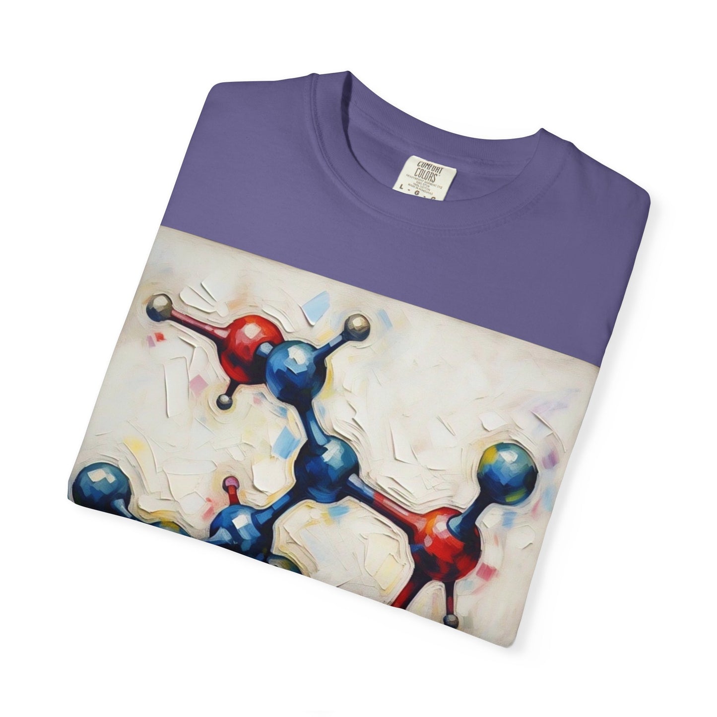 Unisex Artistic Molecule T-Shirt | Science-Inspired Design