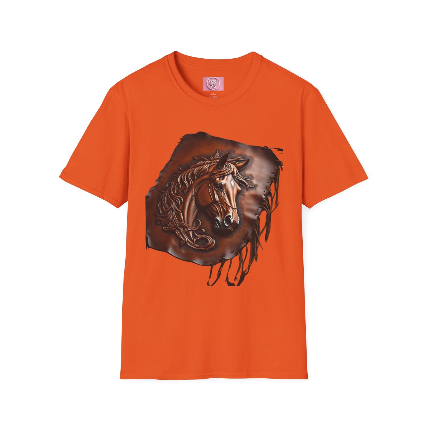 Rustic Horse Artwork Unisex Softstyle T-Shirt