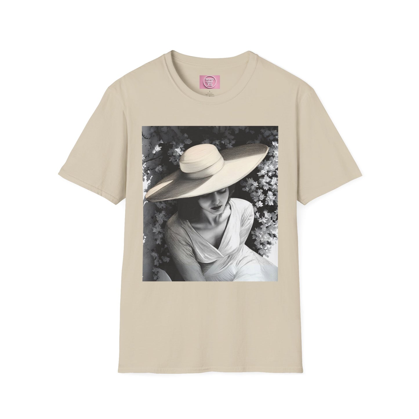 Elegant Charcoal art Softstyle T-Shirt - Perfect for Spring and Summer