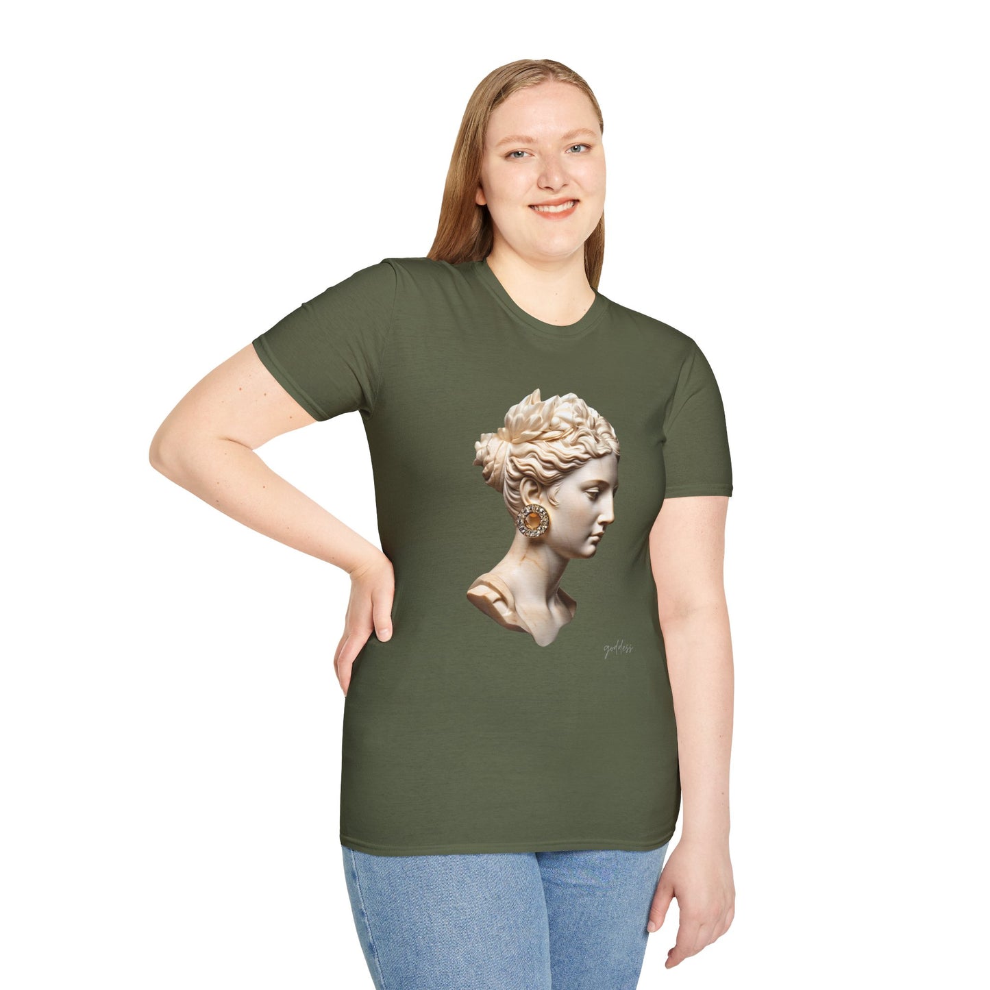 Classical Art  Softstyle T-Shirt - Elegant Athena Design