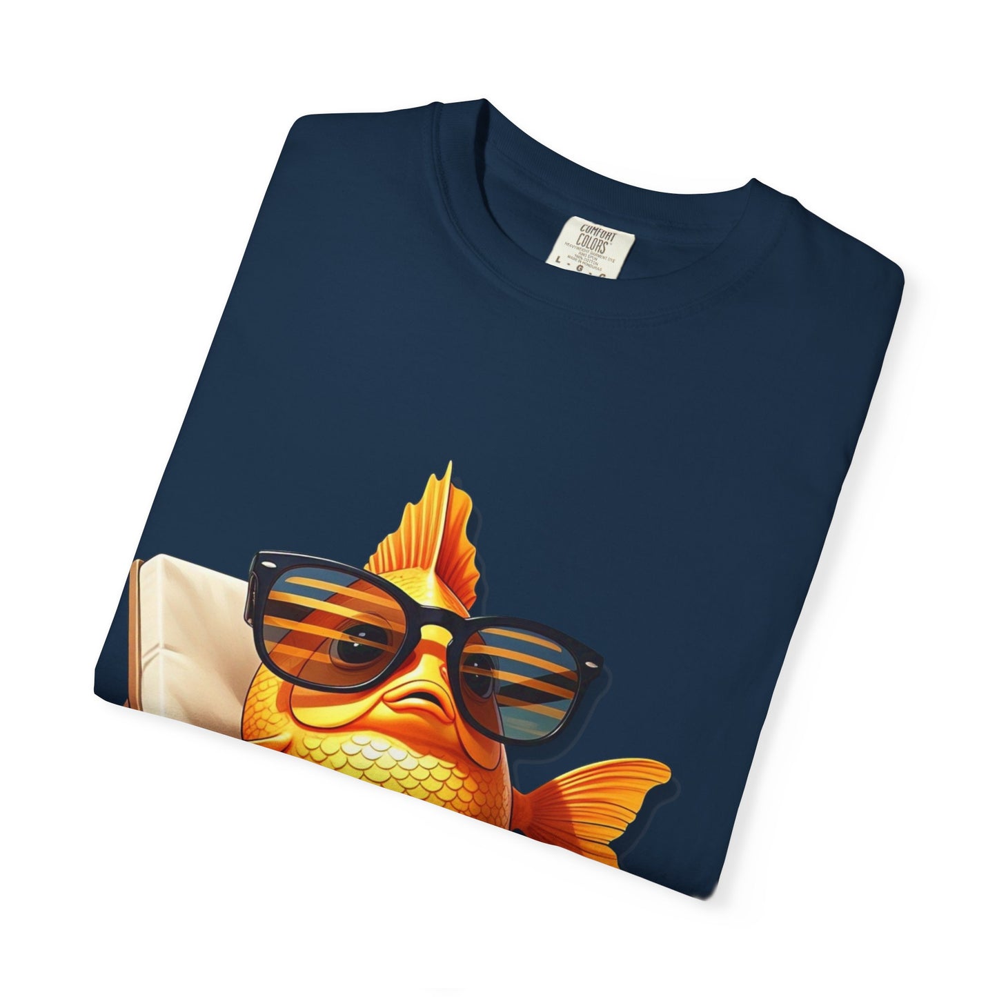 Chillin' Goldfish Unisex Garment-Dyed T-shirt