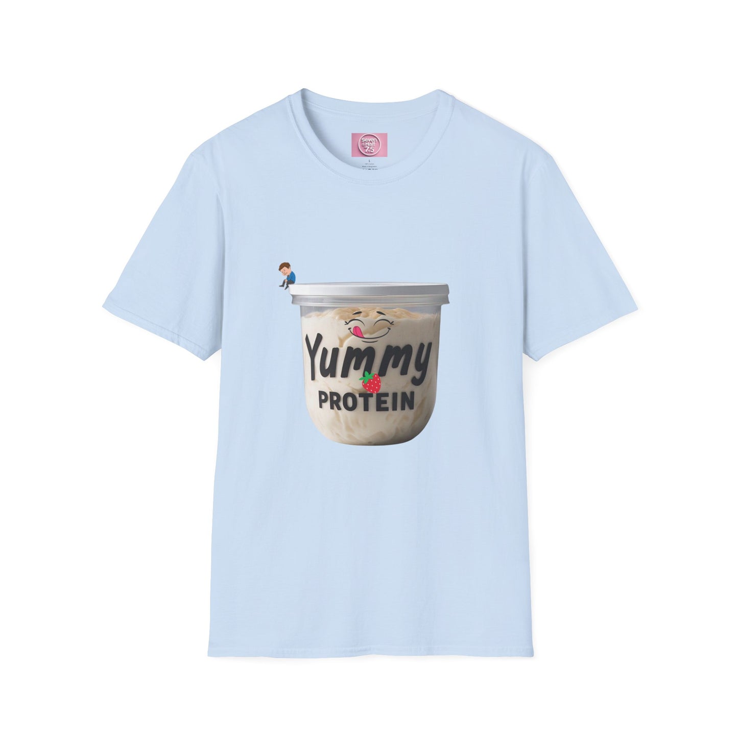 Yummy Protein Unisex Softstyle T-Shirt - Fun Fitness Apparel