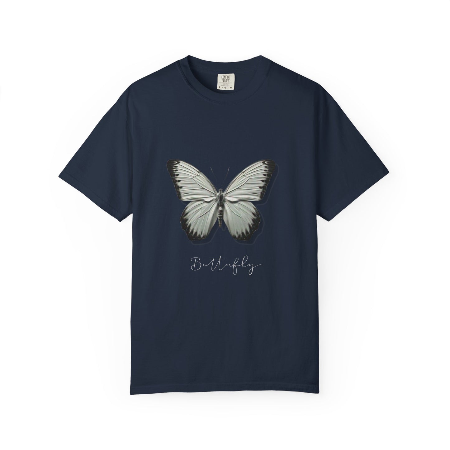 Butterfly Unisex Garment-Dyed T-Shirt – Nature-Inspired Casual Wear