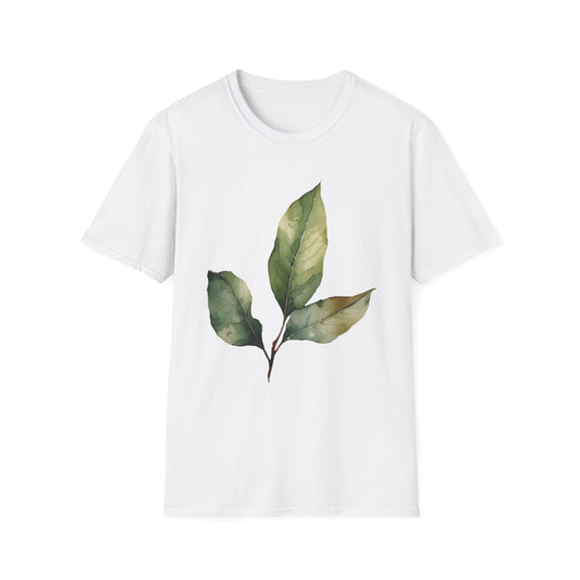 Botanical Leaf Unisex Softstyle T-Shirt - Eco-Friendly Casual Wear