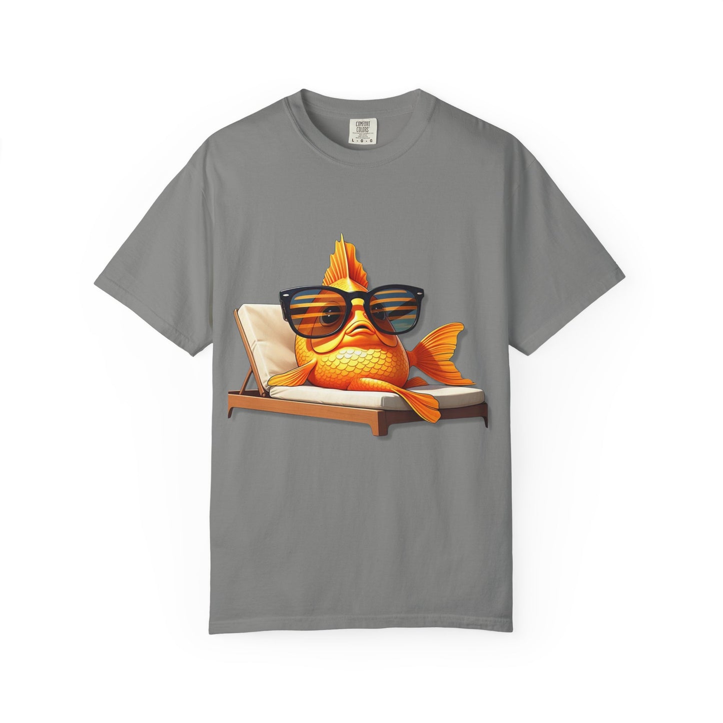 Chillin' Goldfish Unisex Garment-Dyed T-shirt