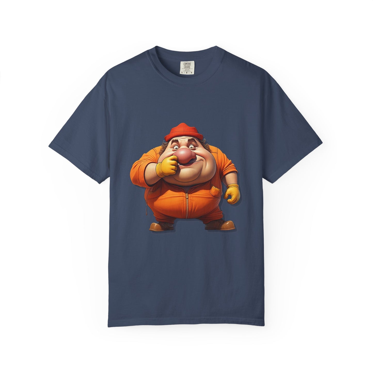 Fun Cartoon Character Unisex Garment-Dyed T-Shirt