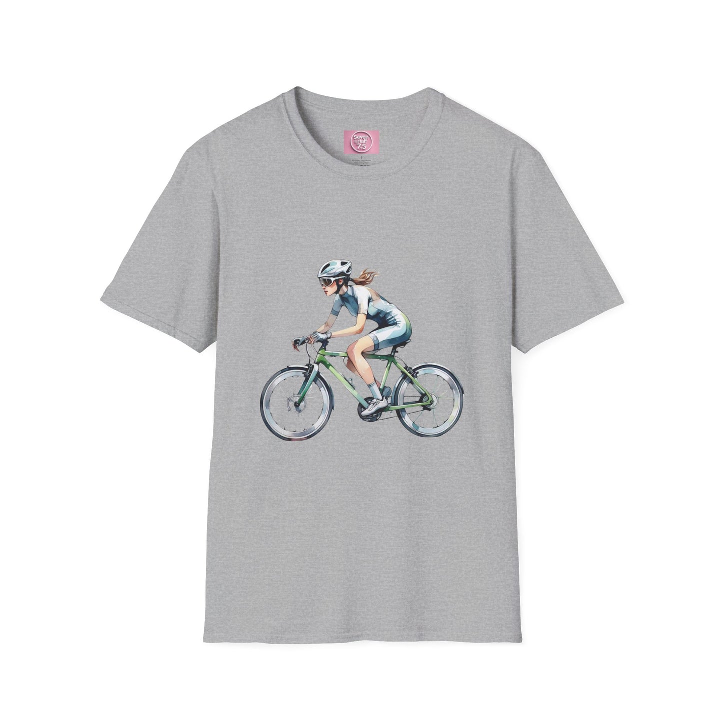 Cycling Enthusiast Softstyle T-Shirt – Sporty Graphic Tee for Bikers