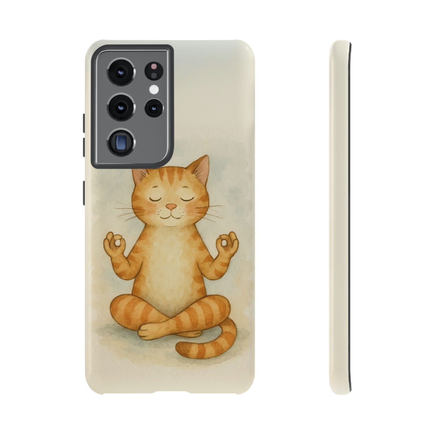 Zen Cat Phone Case - Tough & Stylish - Perfect for Cat Lovers