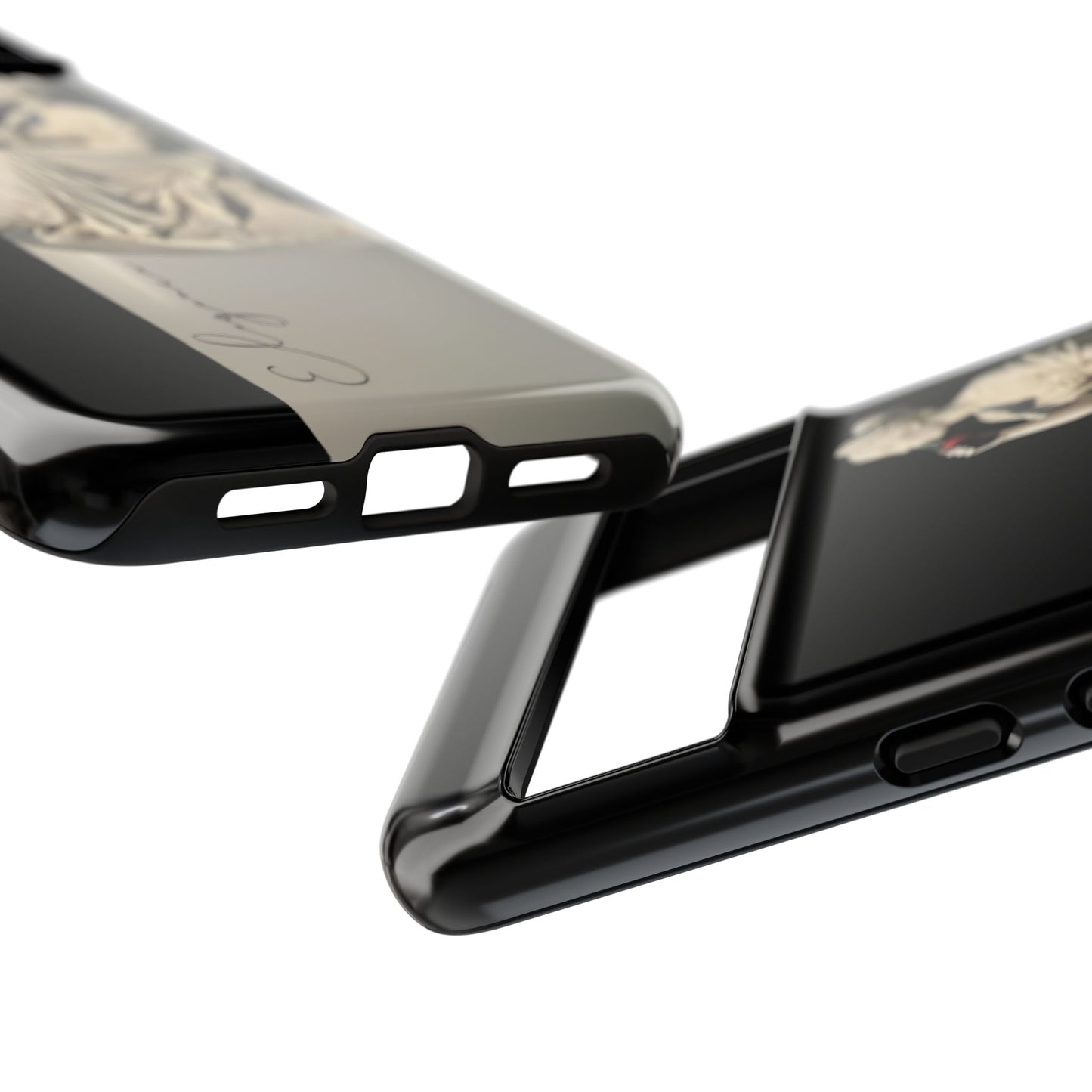 Elegant Phone Case - Stylish Tough Case with Sculpture Design