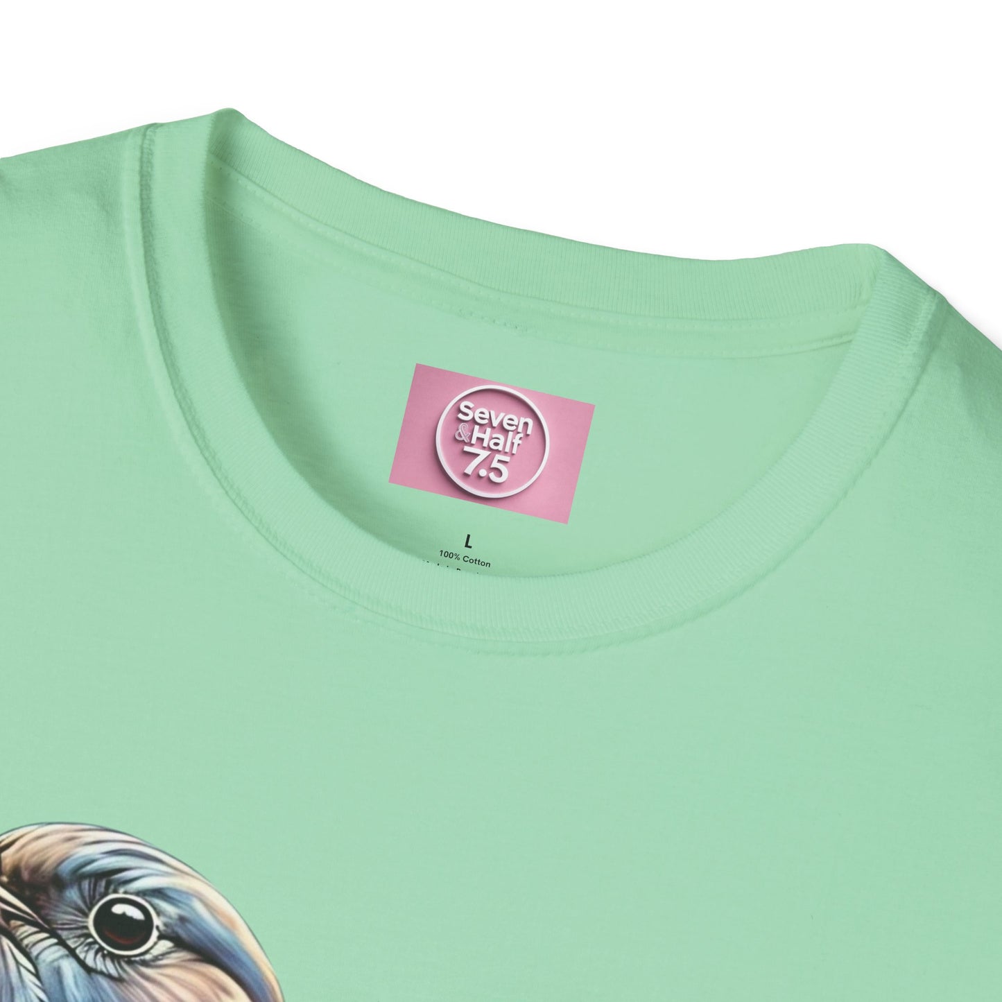 Nature-Inspired Bird Graphic T-Shirt for Soft Comfort