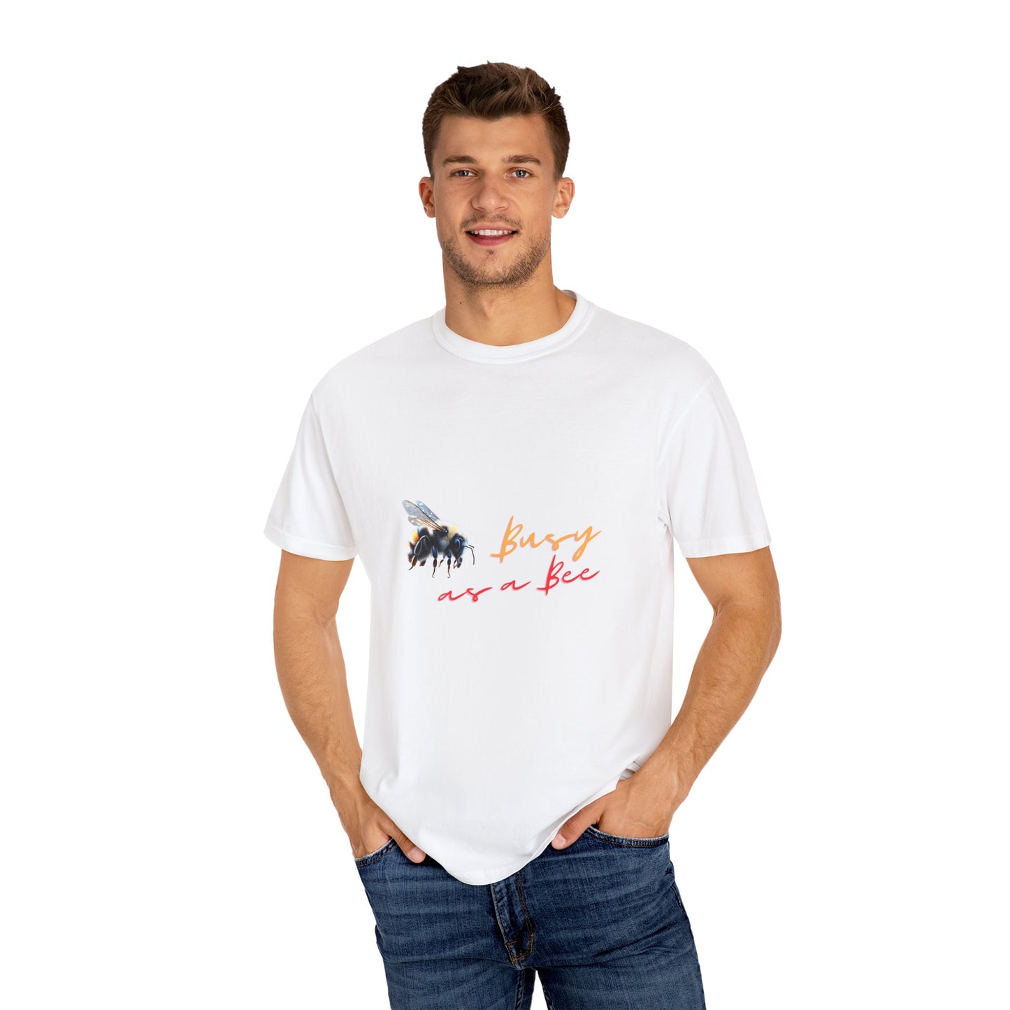 Inspirational Bee T-Shirt for Nature Lovers, Unisex Summer Tee, Gift for Eco-Conscious Friends, Cute Bee Design, Perfect for Earth Day