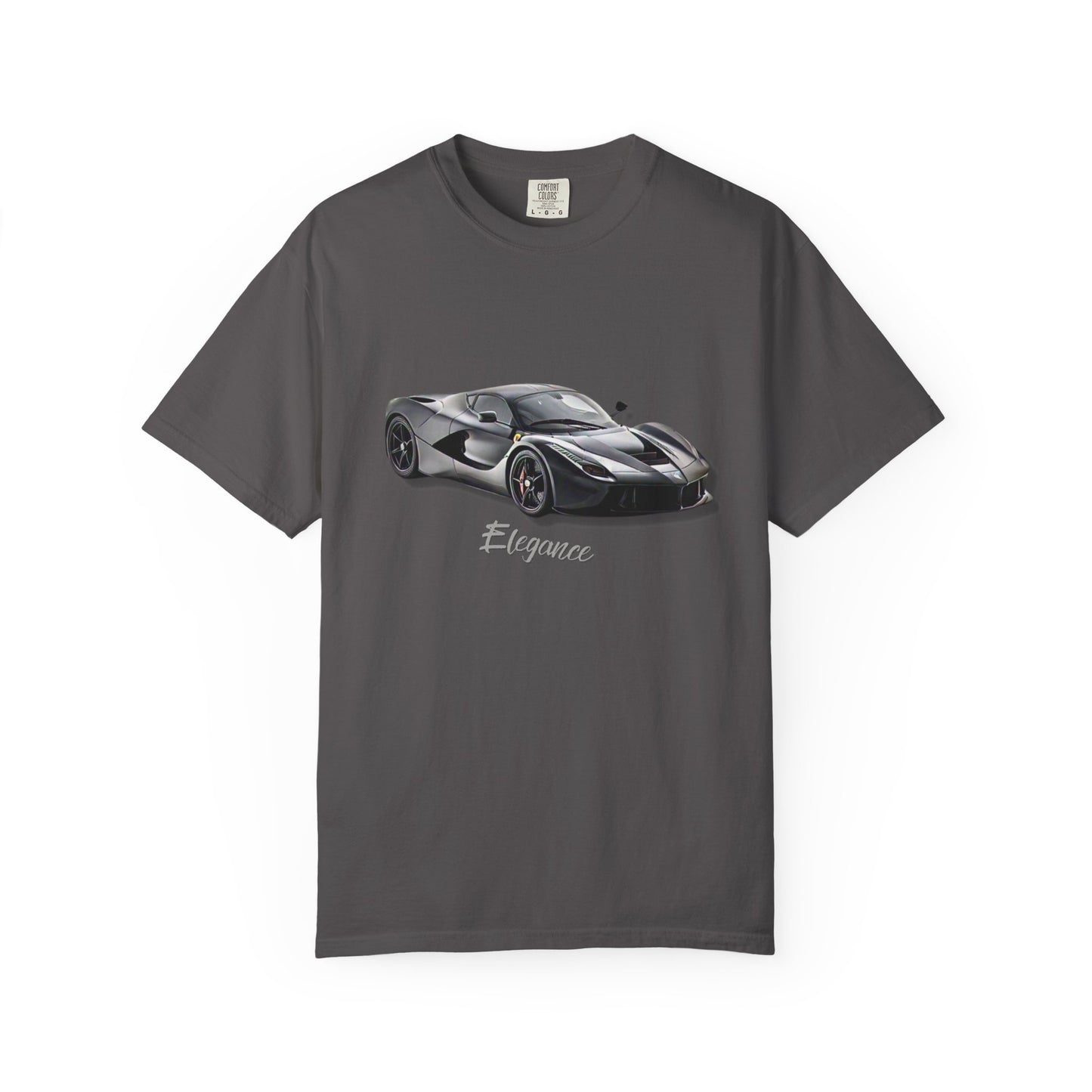 Elegant Car Graphic Unisex Garment-Dyed T-Shirt