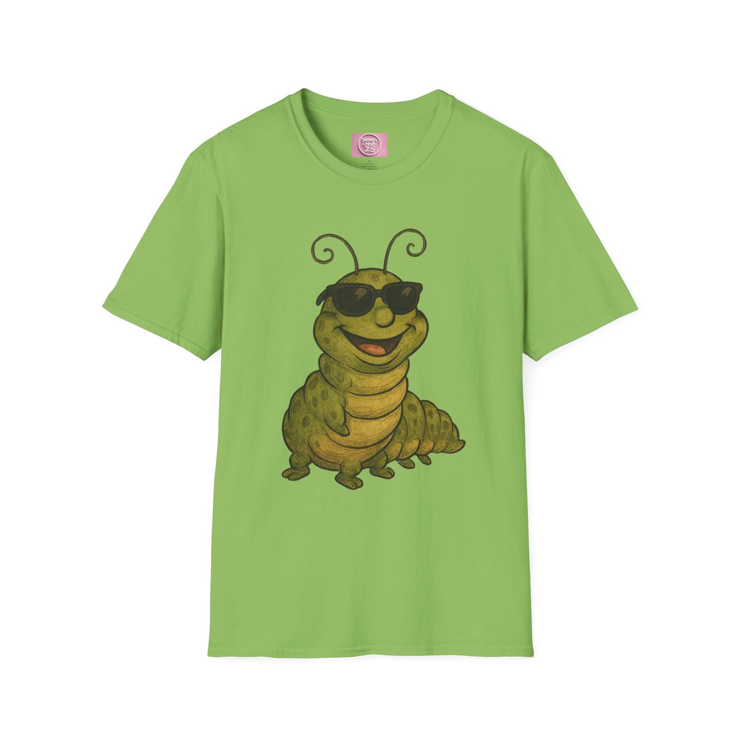 Cool Caterpillar Unisex Softstyle T-Shirt - Fun Graphic Tee for Kids and Adults