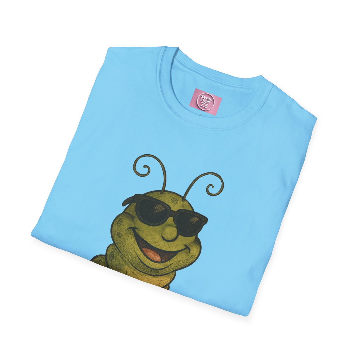Cool Caterpillar Unisex Softstyle T-Shirt - Fun Graphic Tee for Kids and Adults