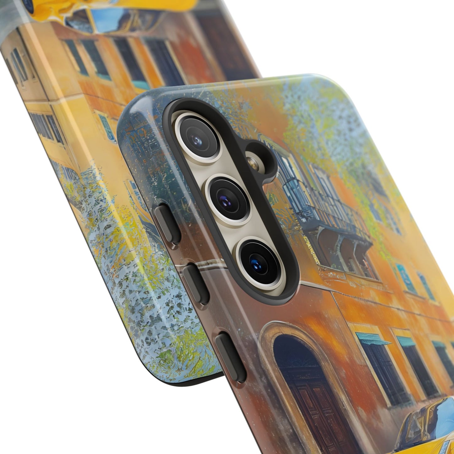 Ferrari Yellow Tough Phone Case - Stylish and Durable