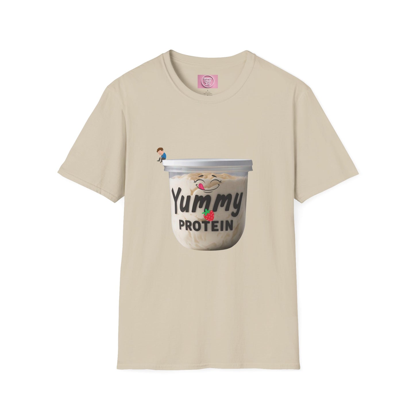 Yummy Protein Unisex Softstyle T-Shirt - Fun Fitness Apparel