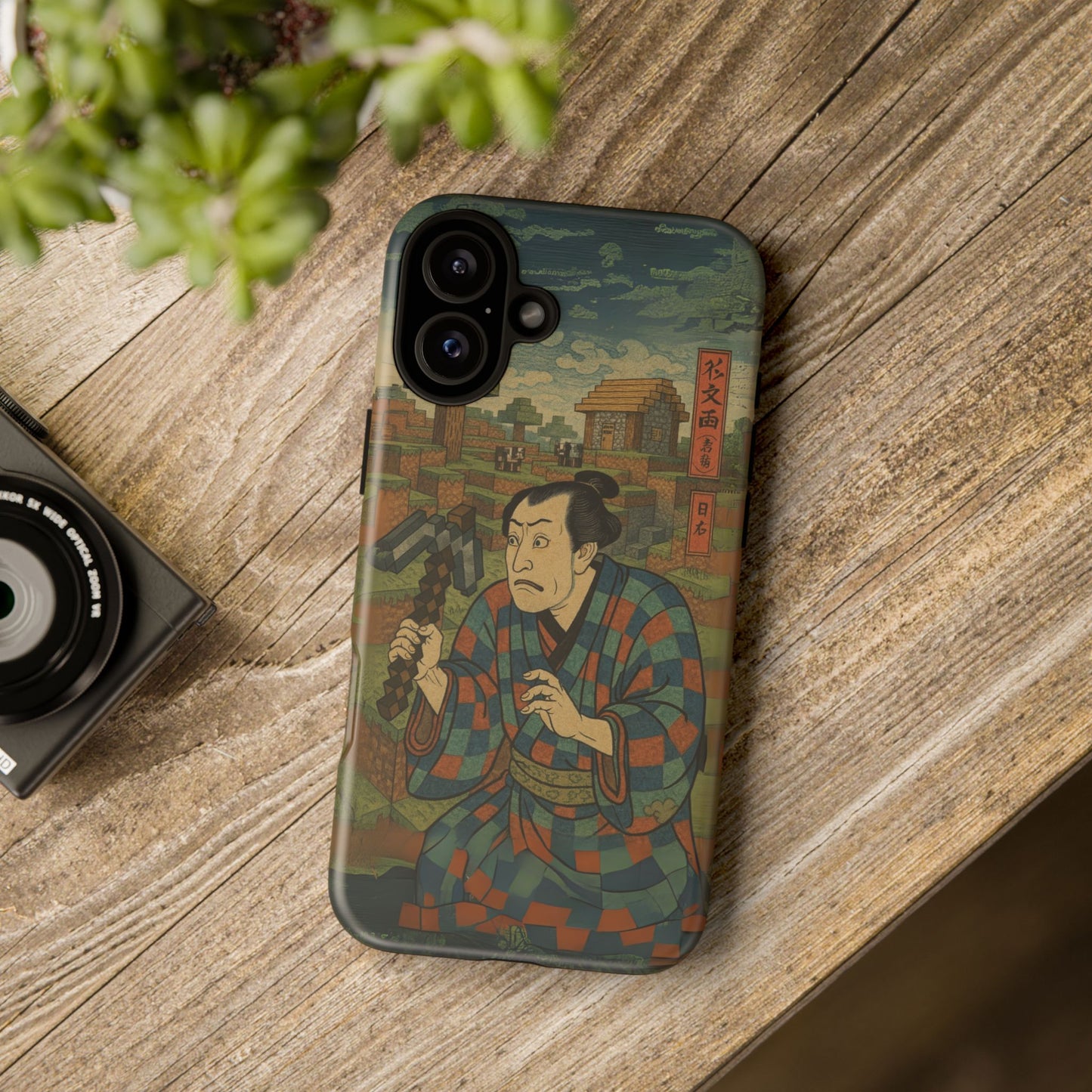 Tough Cases - Japanese Art Phone Case with Warrior Design