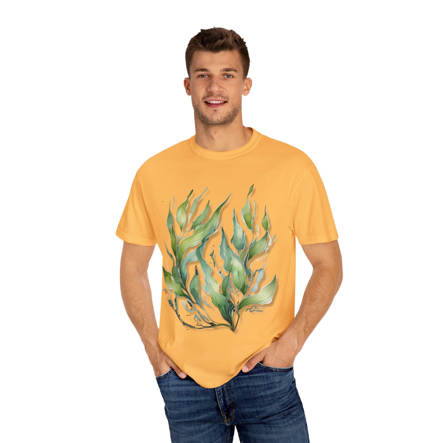 Eco-Friendly Seaweed Design T-Shirt for Nature Lovers