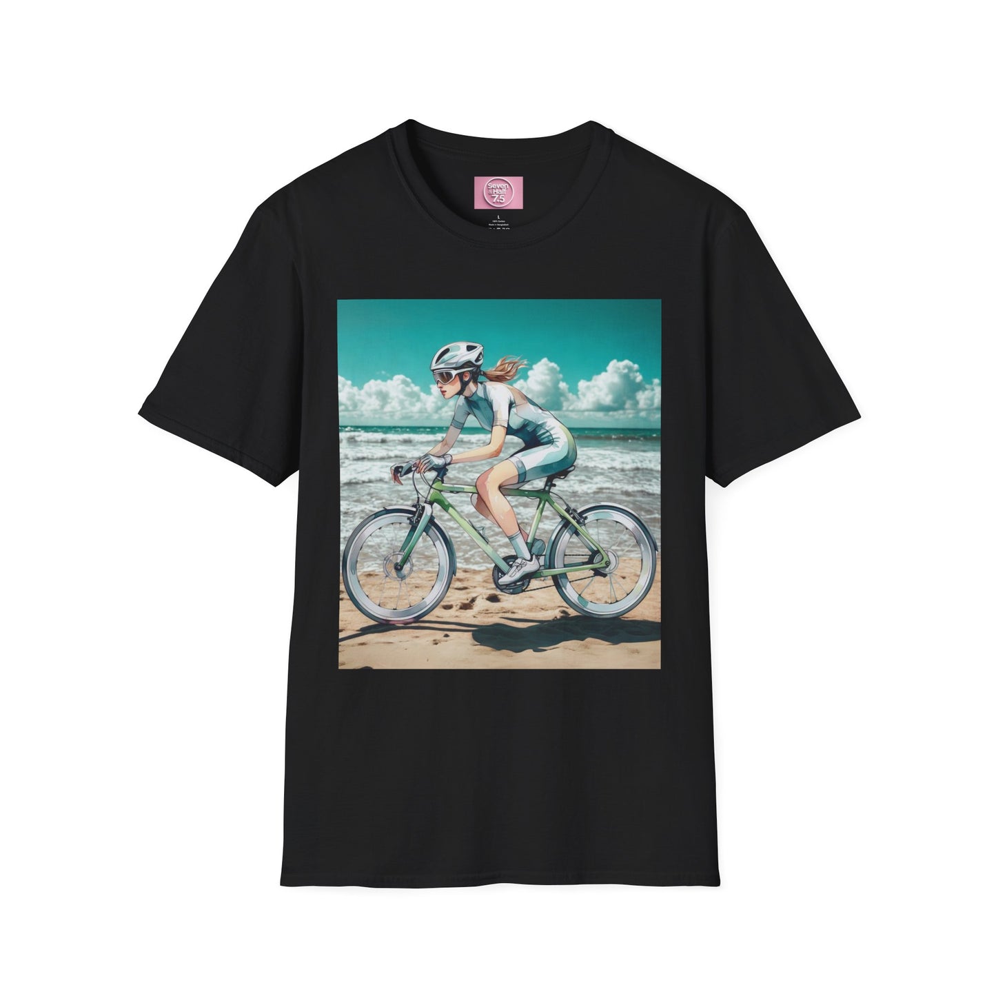Beach Bike Ride Unisex Softstyle T-Shirt
