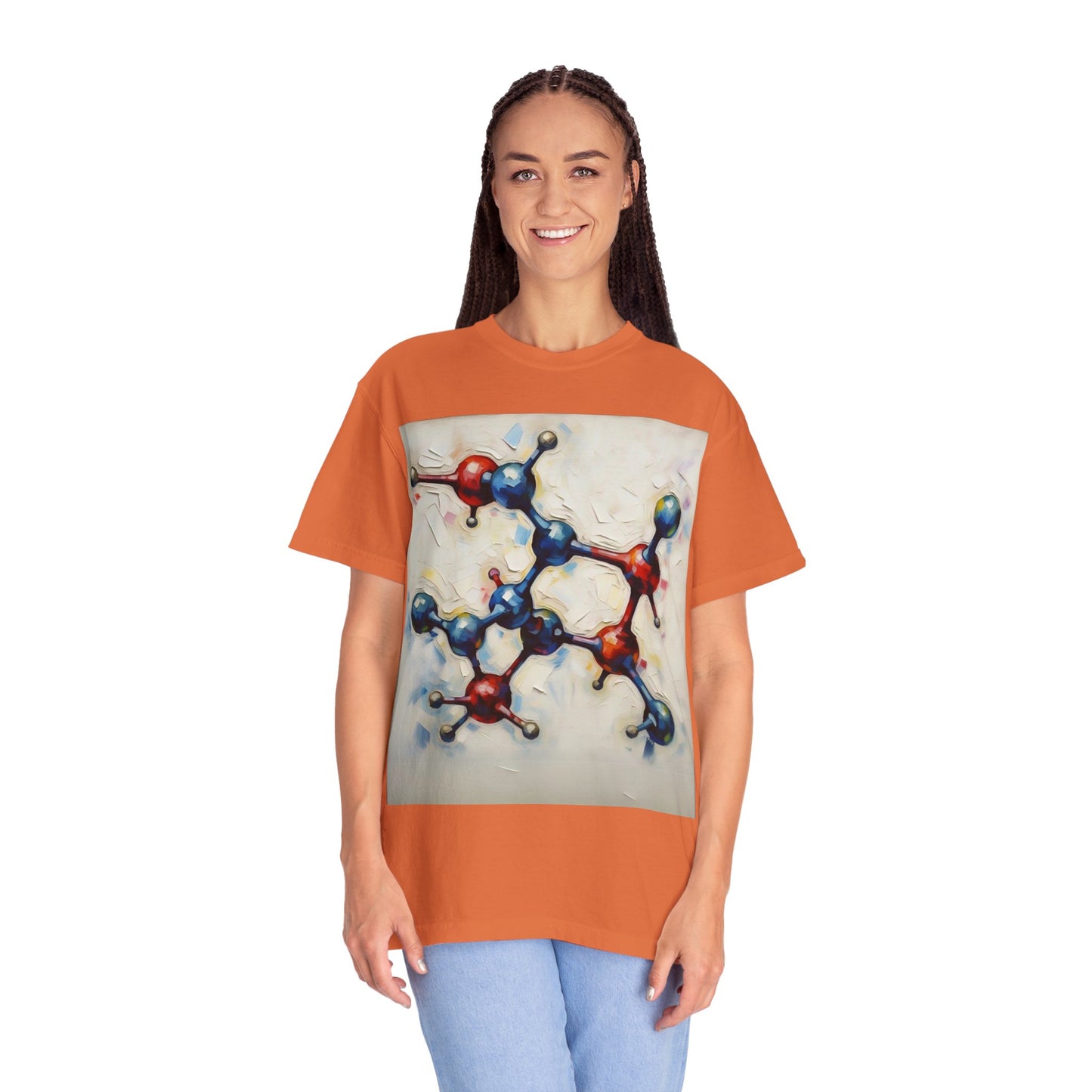 Unisex Artistic Molecule T-Shirt | Science-Inspired Design