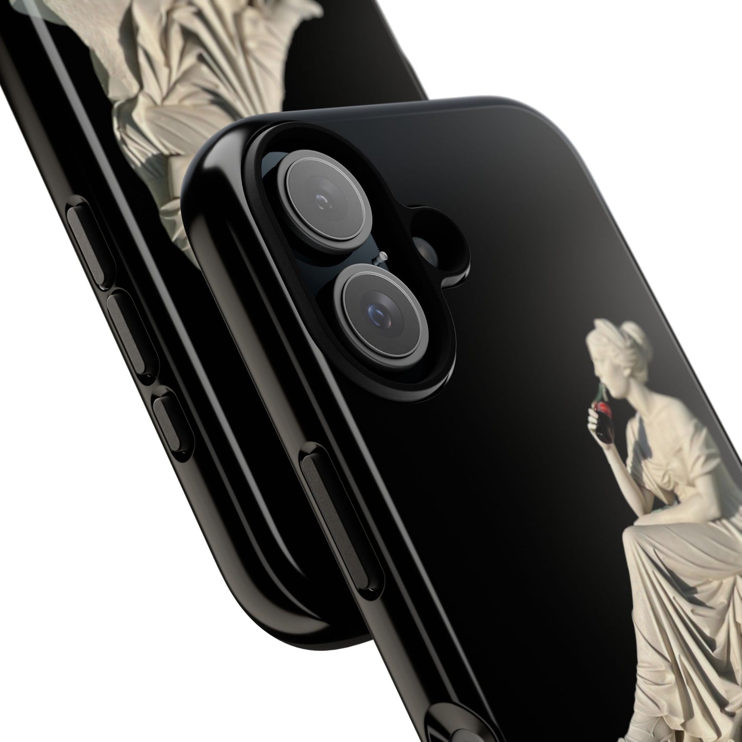 Elegant Phone Case - Stylish Tough Case with Sculpture Design
