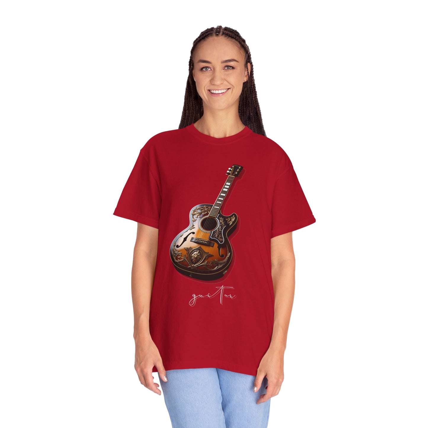 Vintage Guitar Graphic Unisex T-Shirt - Perfect for Music Lovers