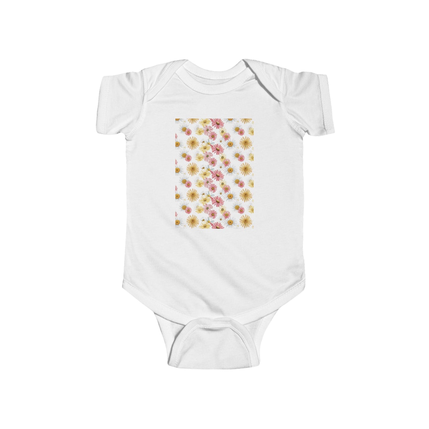 Floral Infant Bodysuit - Adorable Baby Outfit for Spring Celebrations