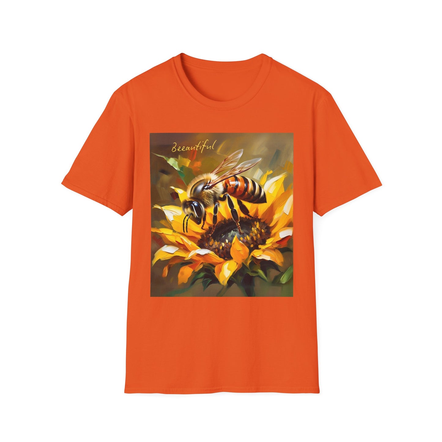 Bee-autiful Unisex Softstyle T-Shirt | Nature Lover's Gift | Perfect for Spring & Summer