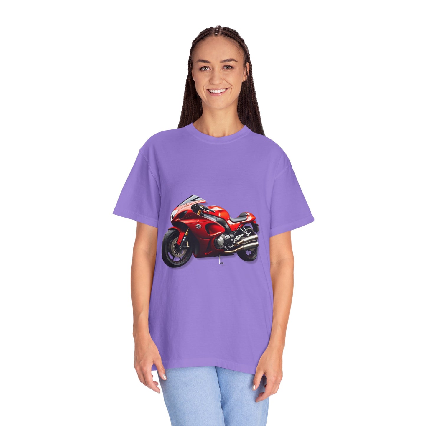 Biker Graphic Unisex T-Shirt - Vintage Motorcycle Design