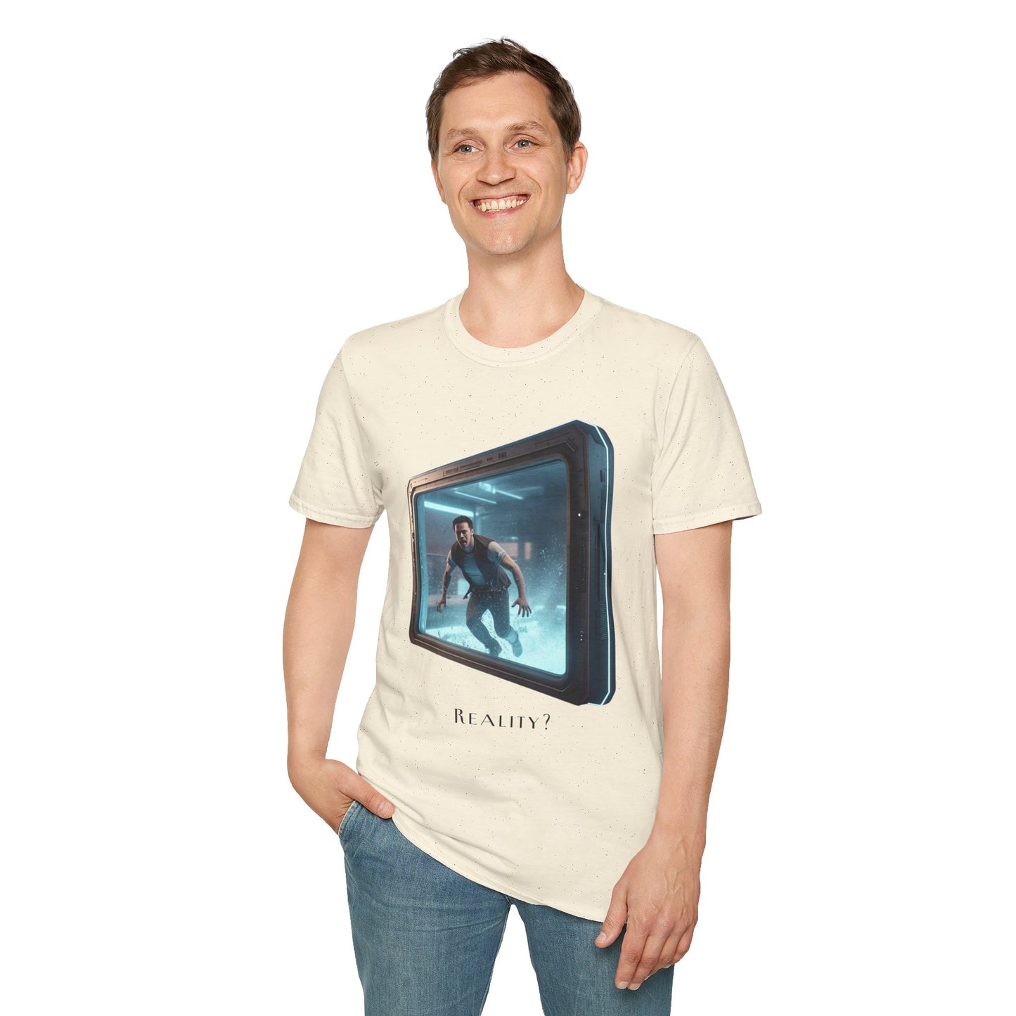 Softstyle T-Shirt - 'Reality?' Graphic Tee for Dreamers