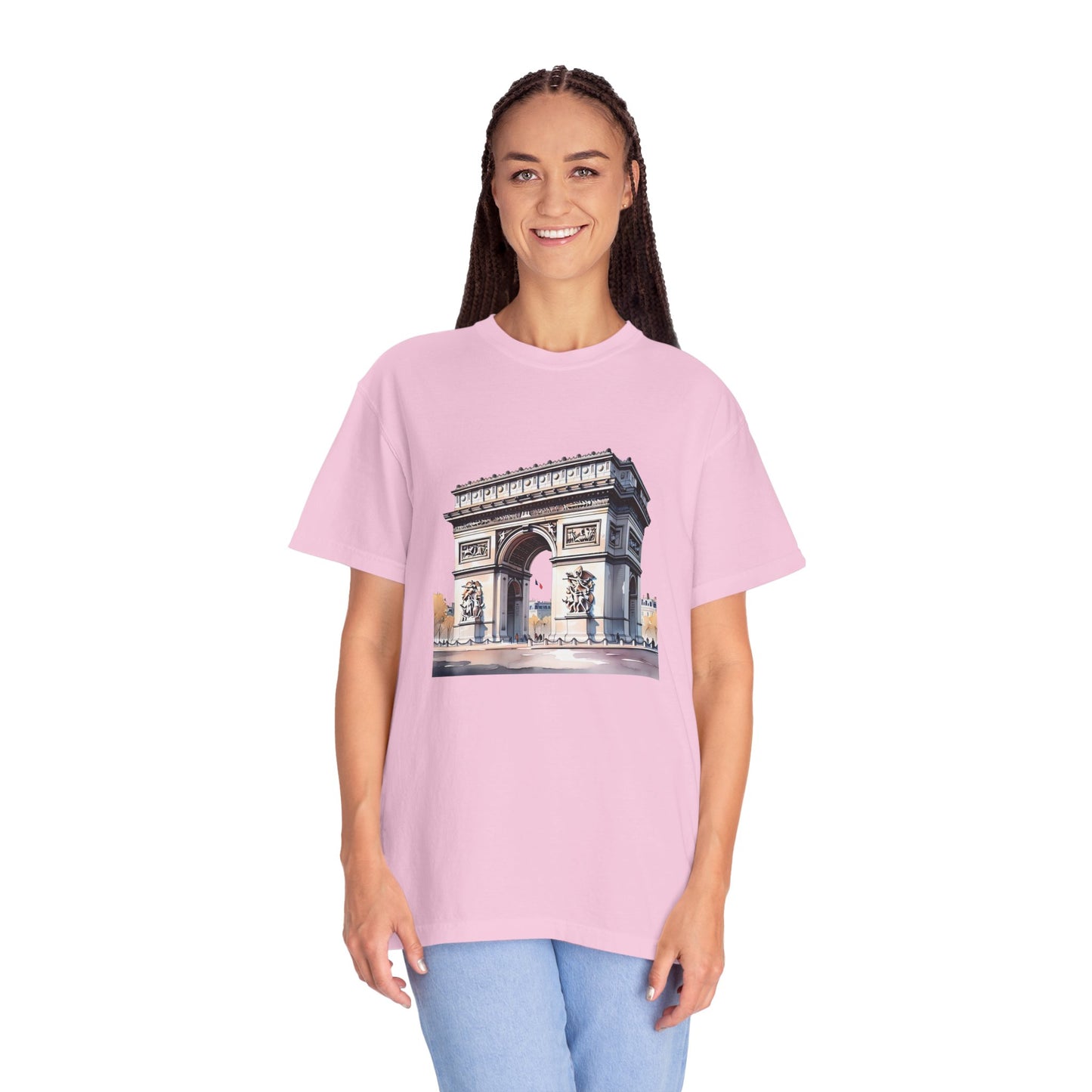 Arc de Triomphe Graphic Unisex T-Shirt - Stylish and Comfortable Casual Wear