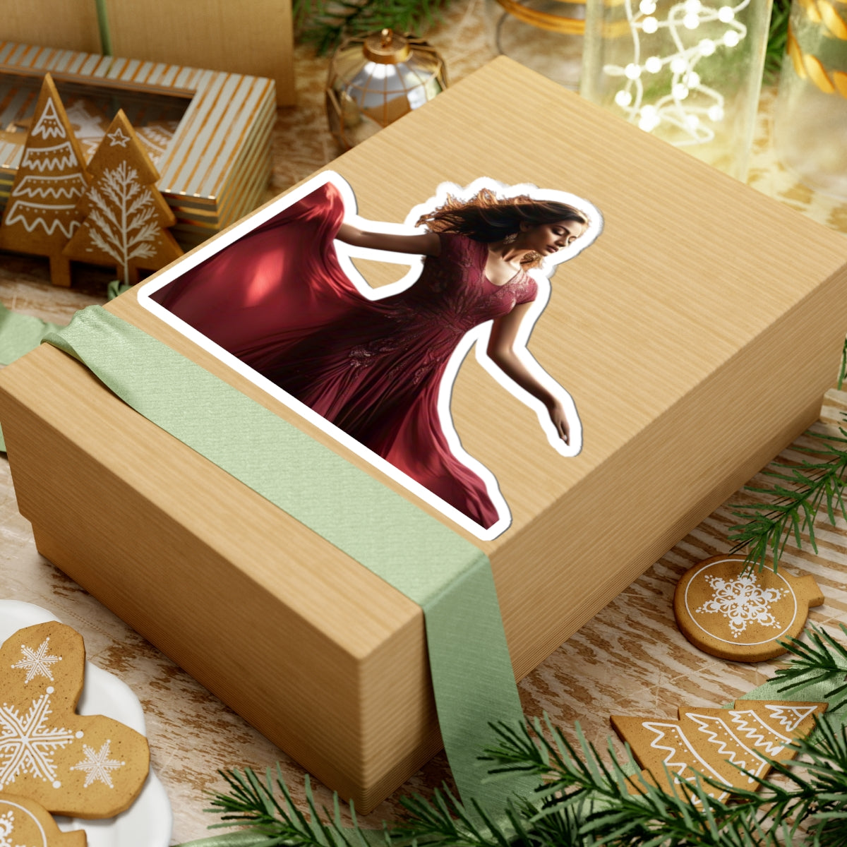 Elegant Dance Kiss-Cut Stickers | Perfect for Laptops & Journals | Stylish Decor for Fashion Lovers