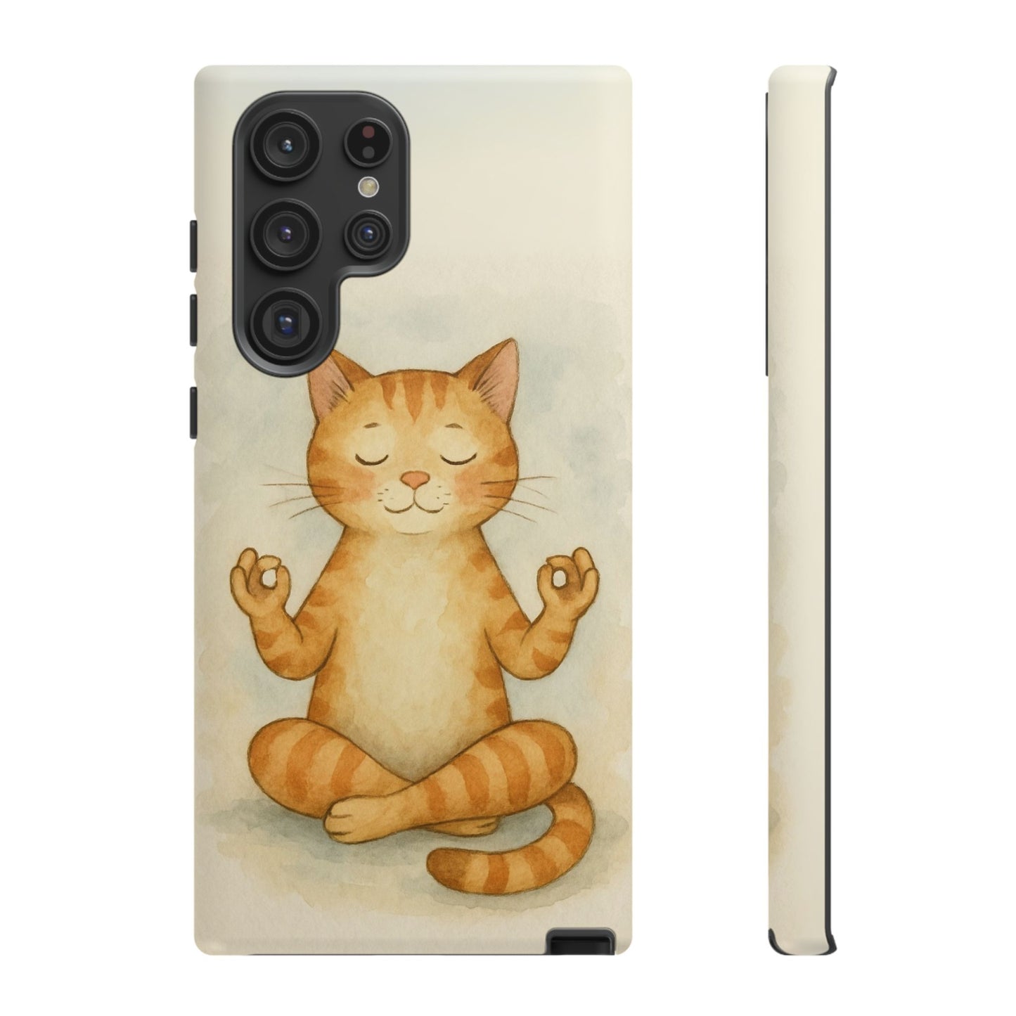 Zen Cat Phone Case - Tough & Stylish - Perfect for Cat Lovers