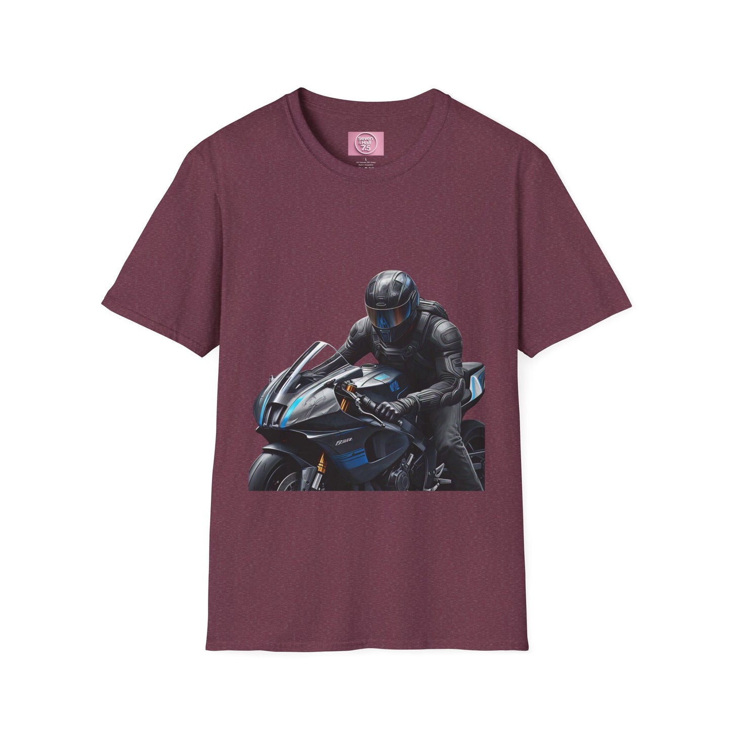 Motorcycle Rider Tee - Unisex Softstyle T-Shirt