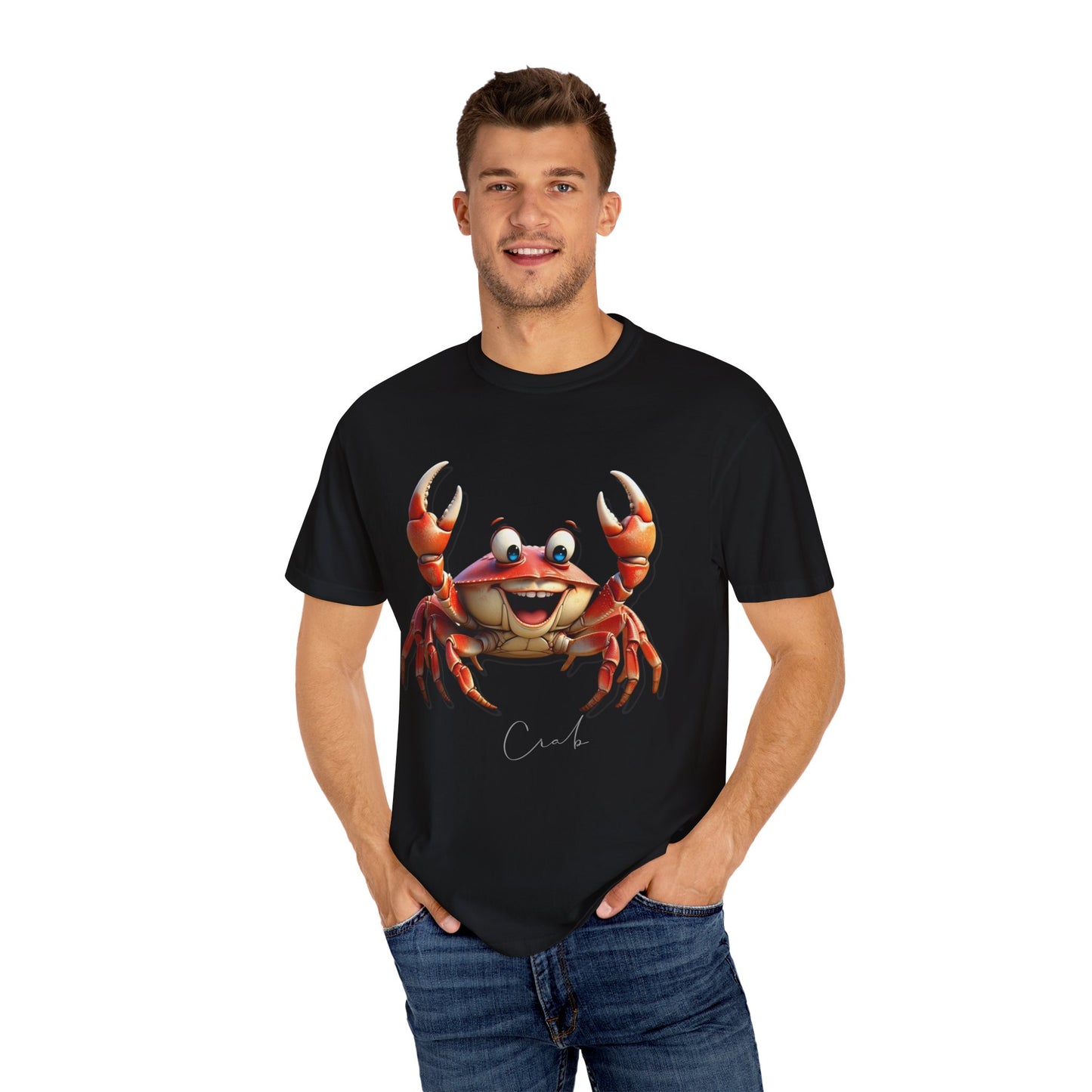 Funny Crab Graphic T-Shirt for Beach Lovers