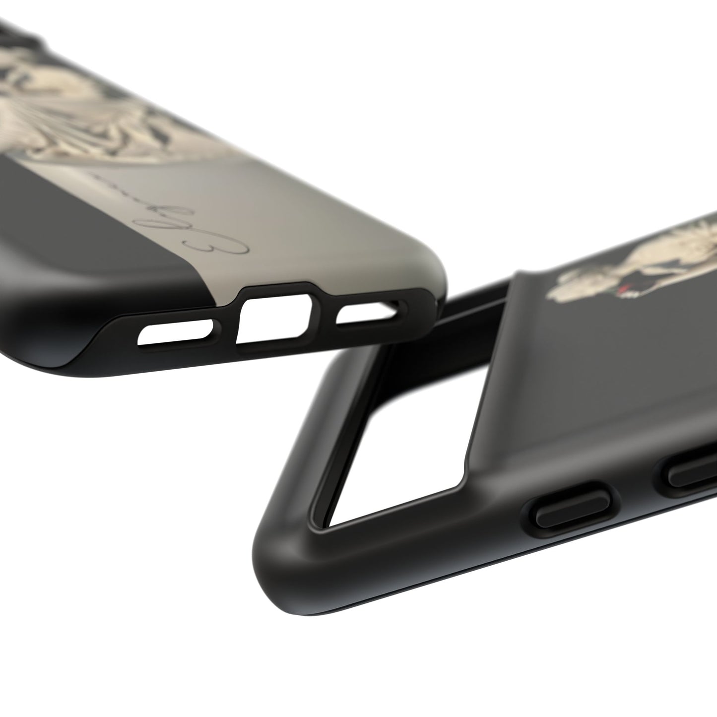 Elegant Phone Case - Stylish Tough Case with Sculpture Design