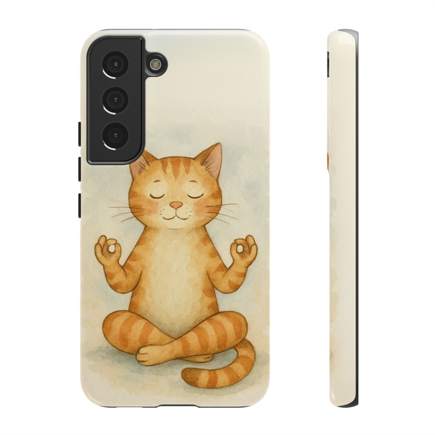 Zen Cat Phone Case - Tough & Stylish - Perfect for Cat Lovers