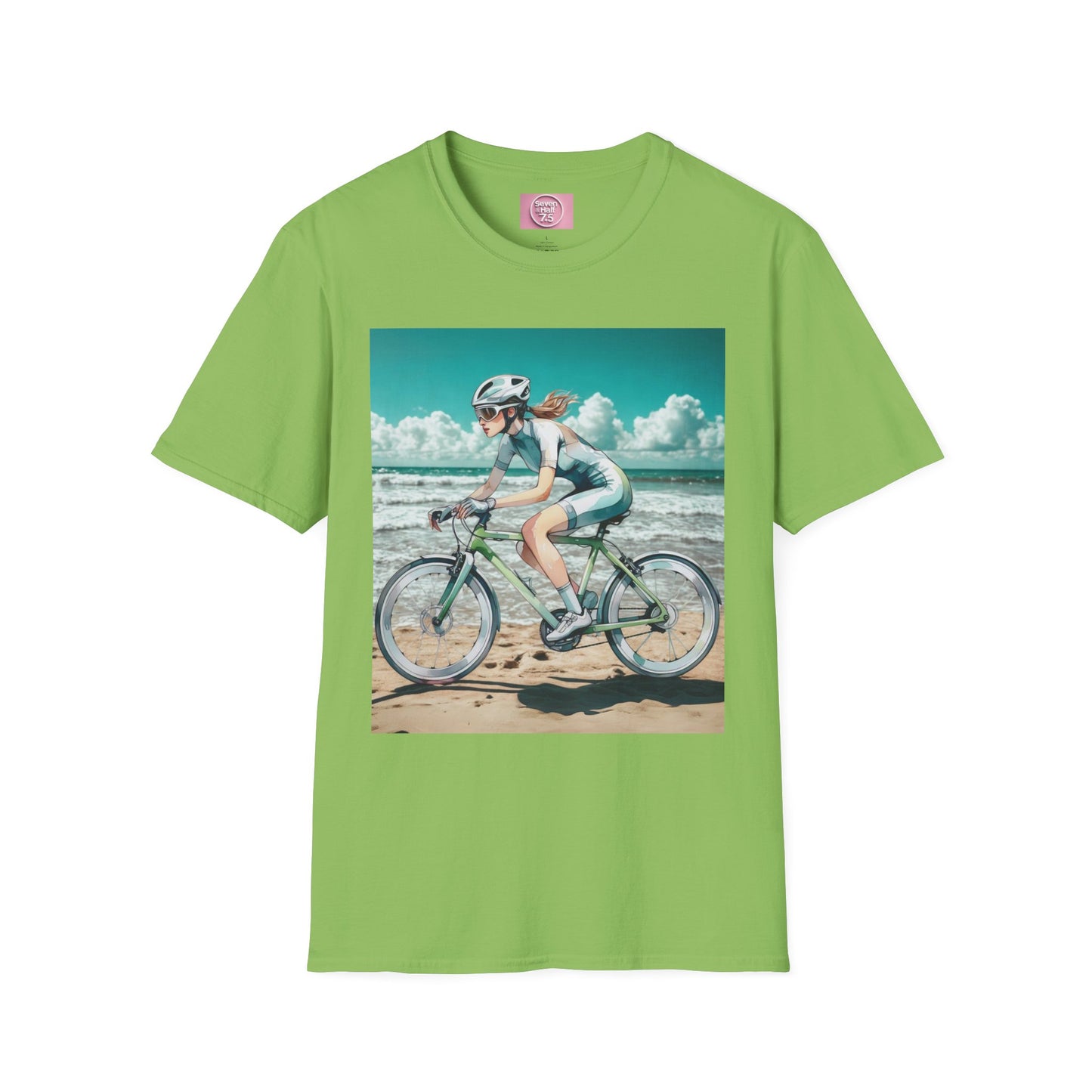 Beach Bike Ride Unisex Softstyle T-Shirt
