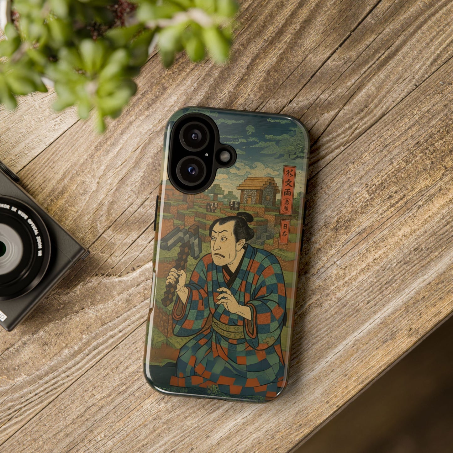 Tough Cases - Japanese Art Phone Case with Warrior Design