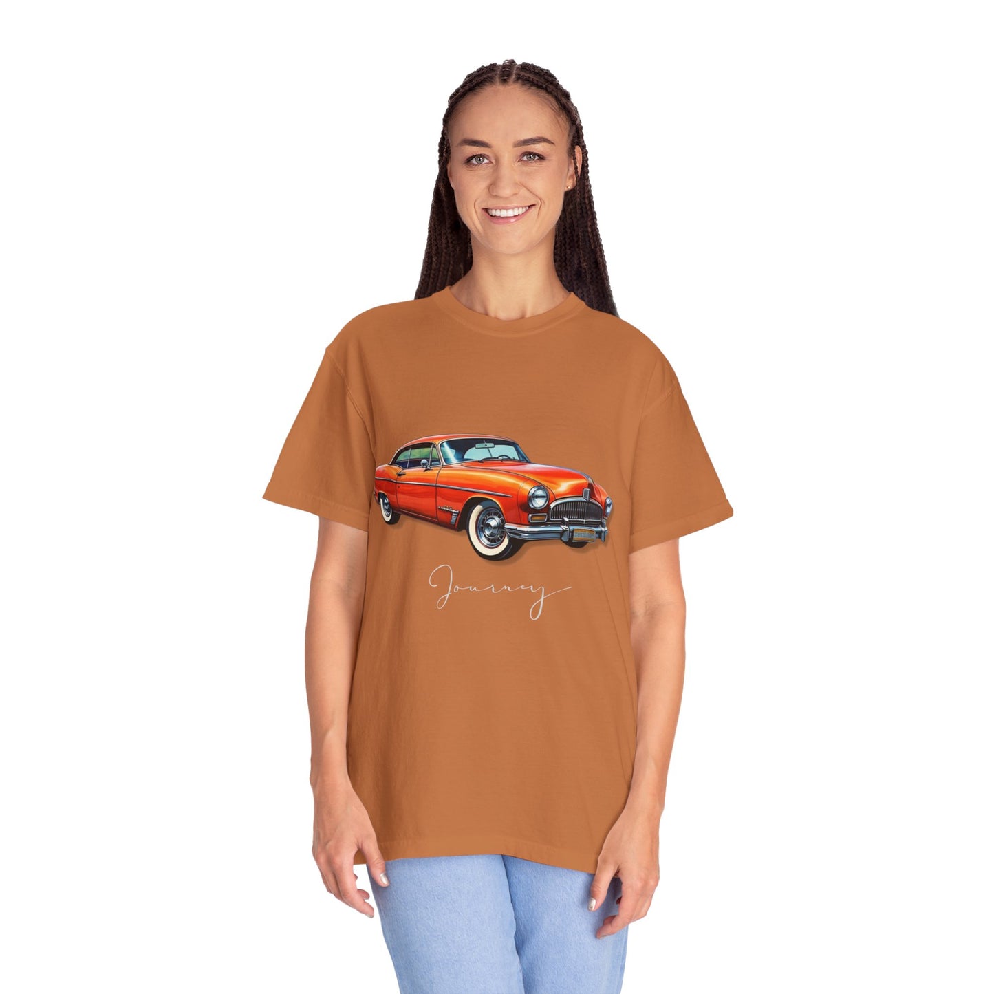 Vintage Car Unisex Garment-Dyed T-Shirt