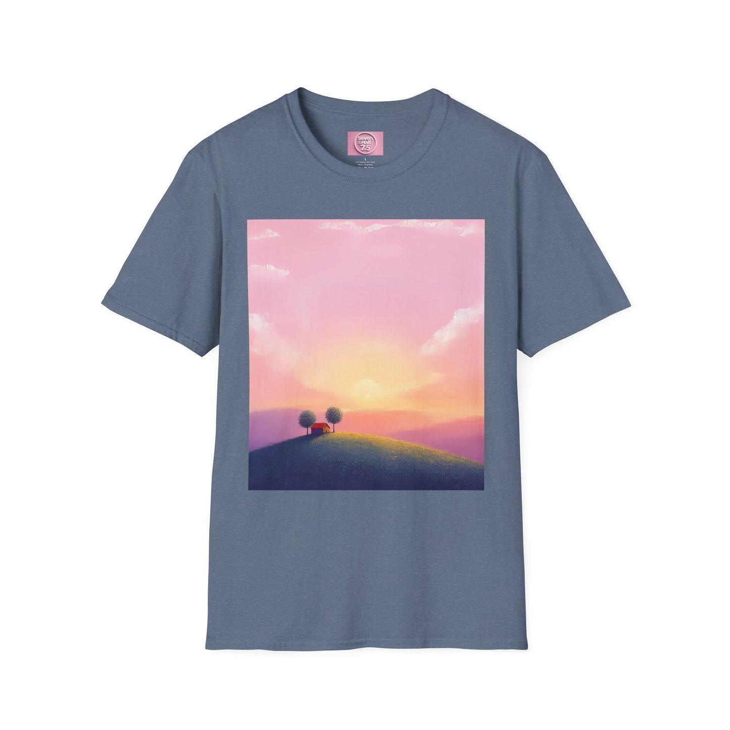 Serene Sunset Unisex Softstyle T-Shirt - Perfect for Nature Lovers