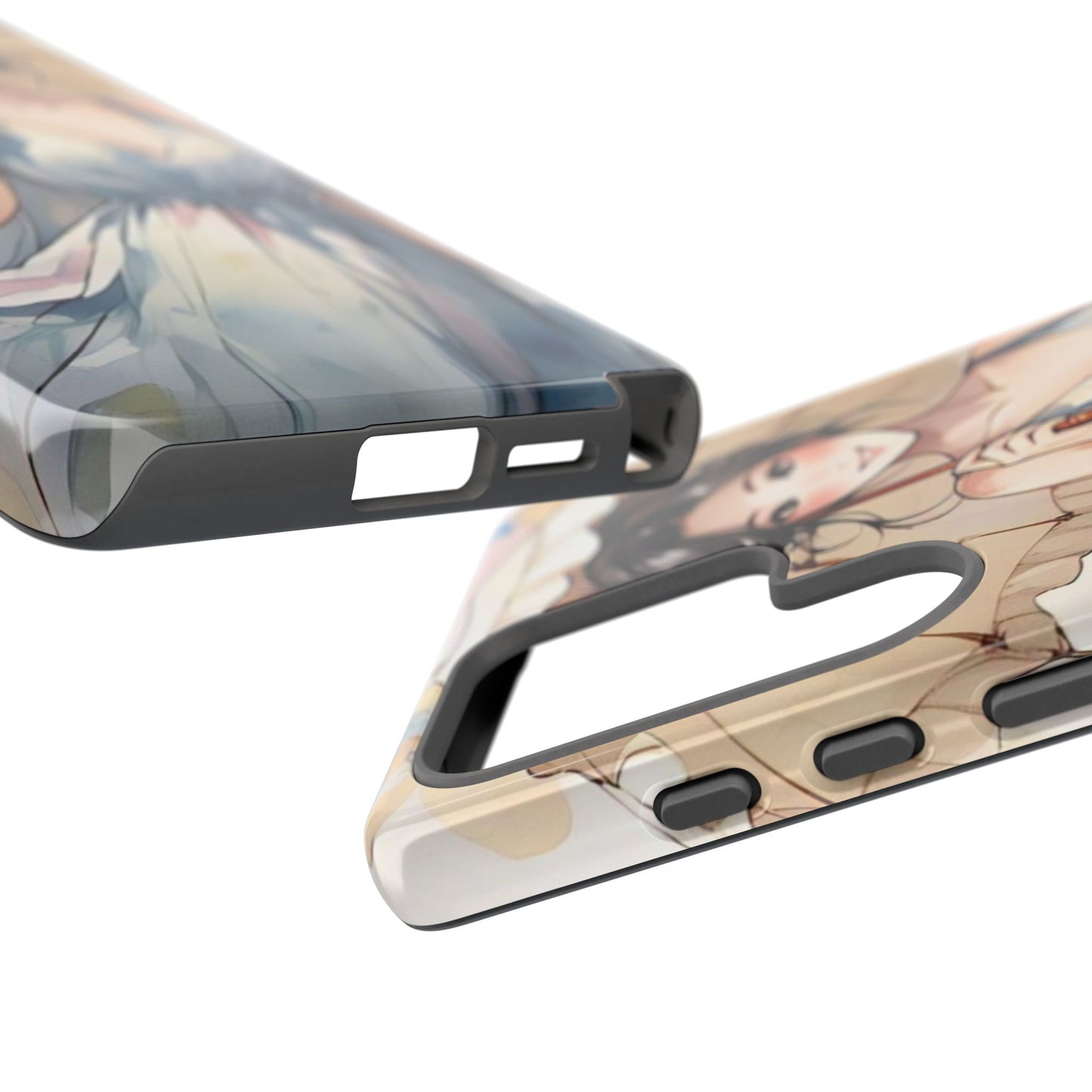Elegant Floral Phone Case with Umbrella Design