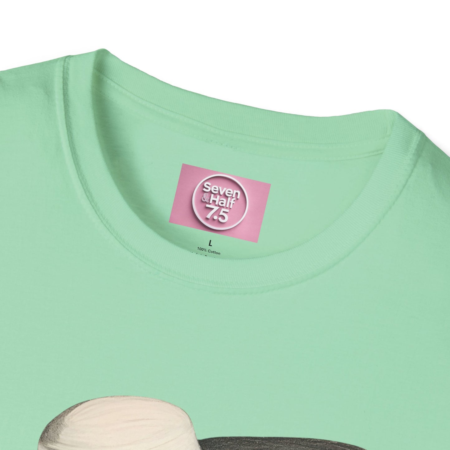 Artistic Women's  Softstyle T-Shirt - Charcoal art Design