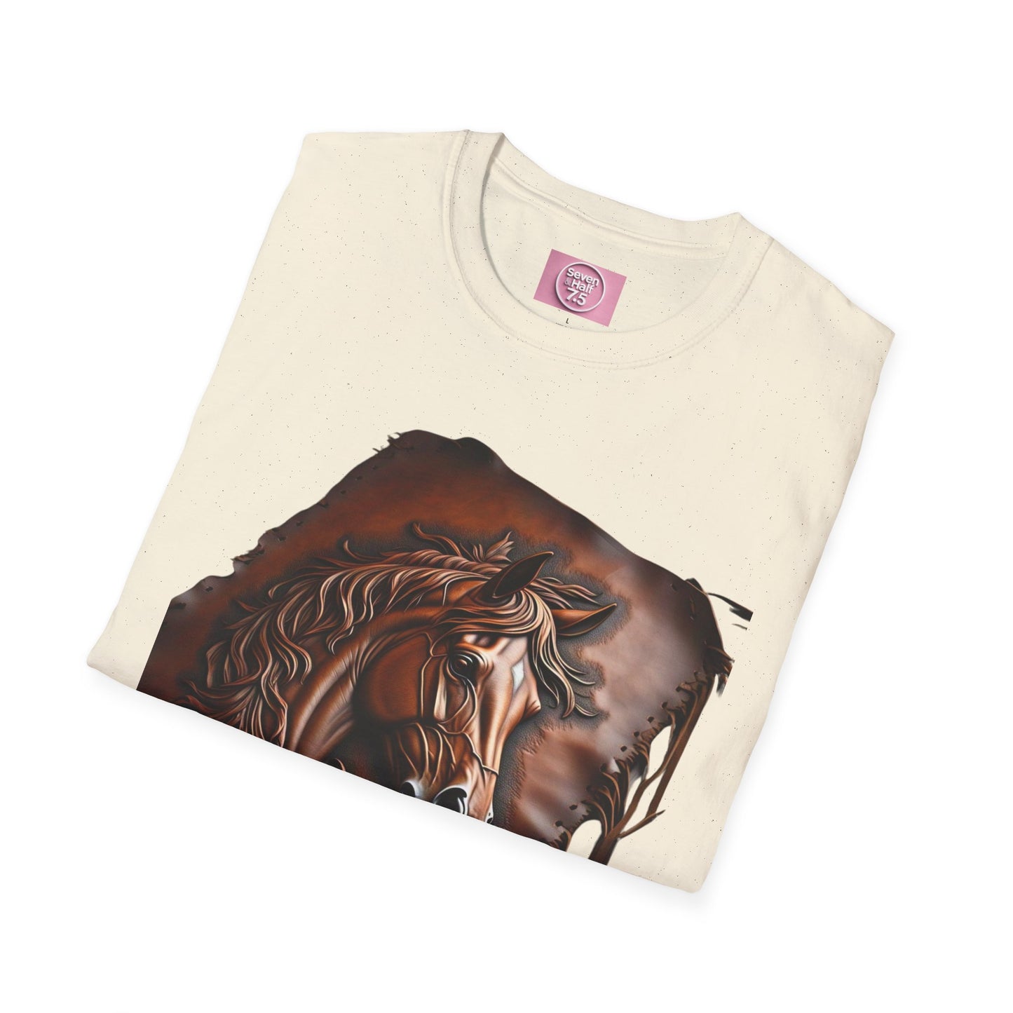Rustic Horse Artwork Unisex Softstyle T-Shirt