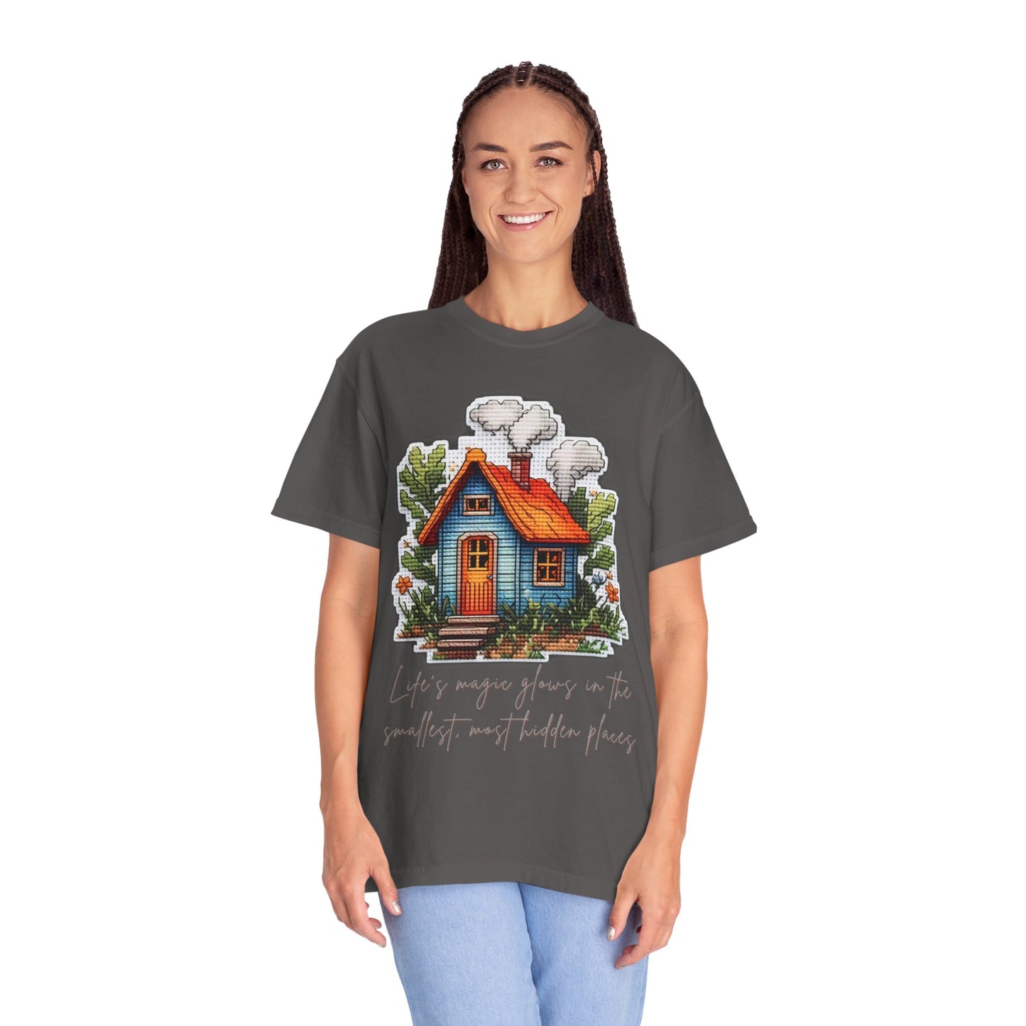Magical Cottage T-Shirt - Garment-Dyed Unisex Tee