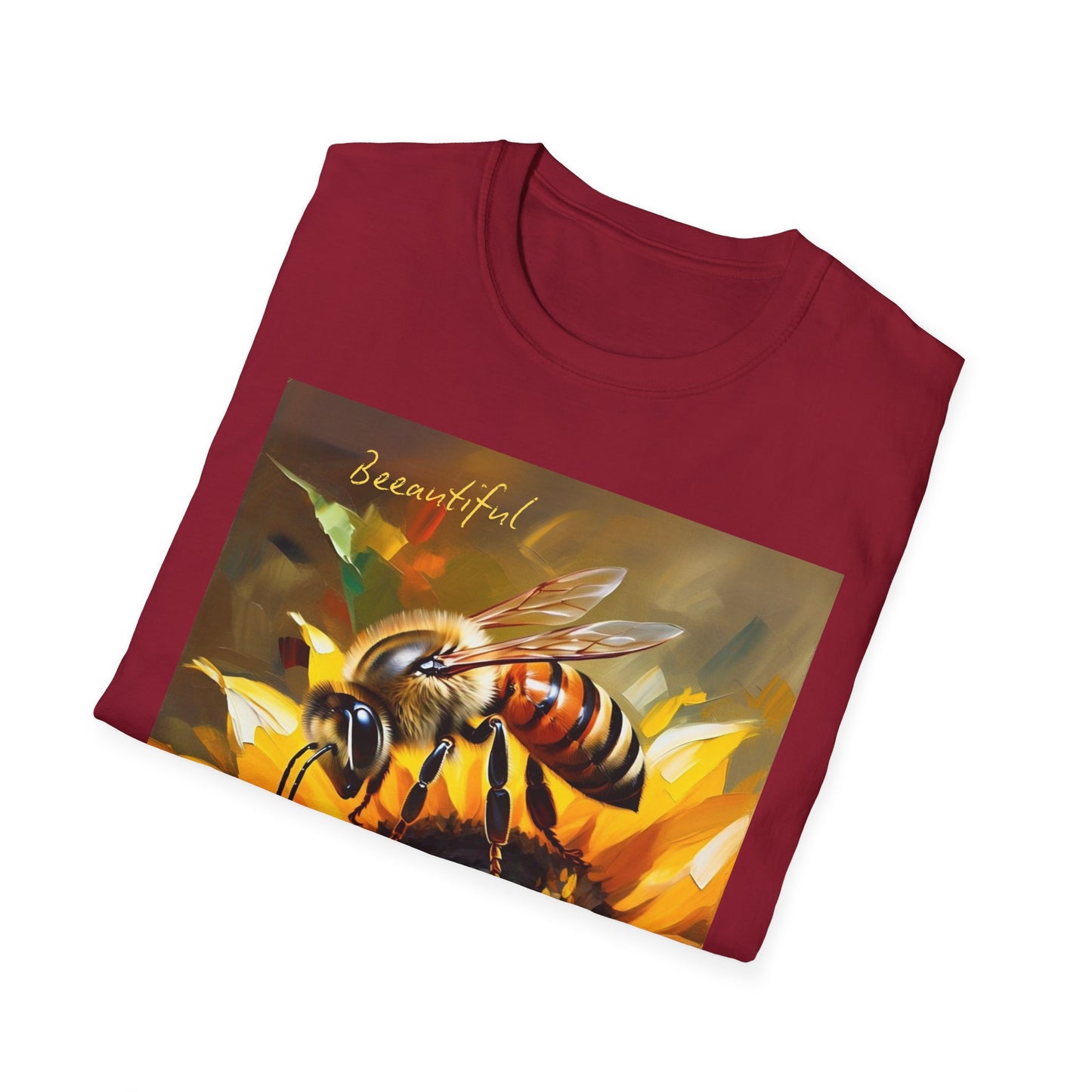 Bee-autiful Unisex Softstyle T-Shirt | Nature Lover's Gift | Perfect for Spring & Summer