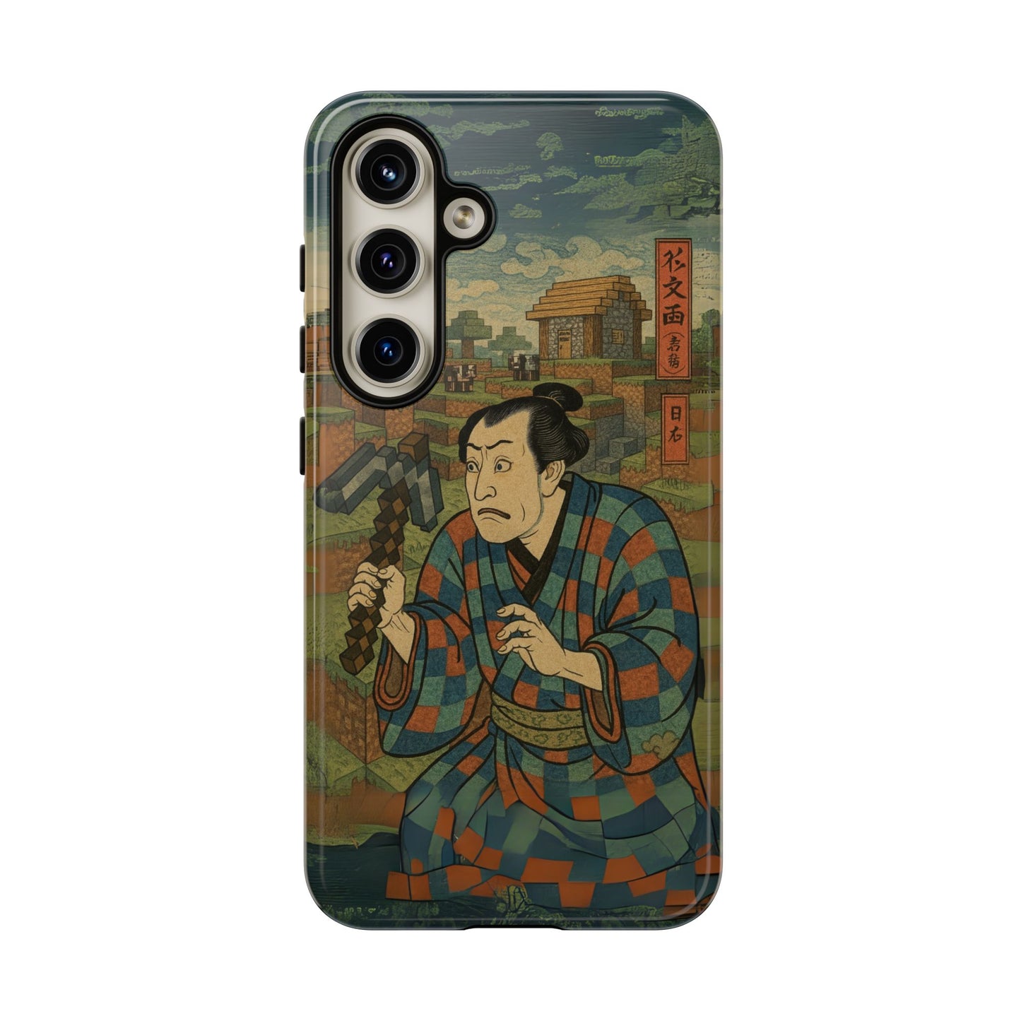 Tough Cases - Japanese Art Phone Case with Warrior Design