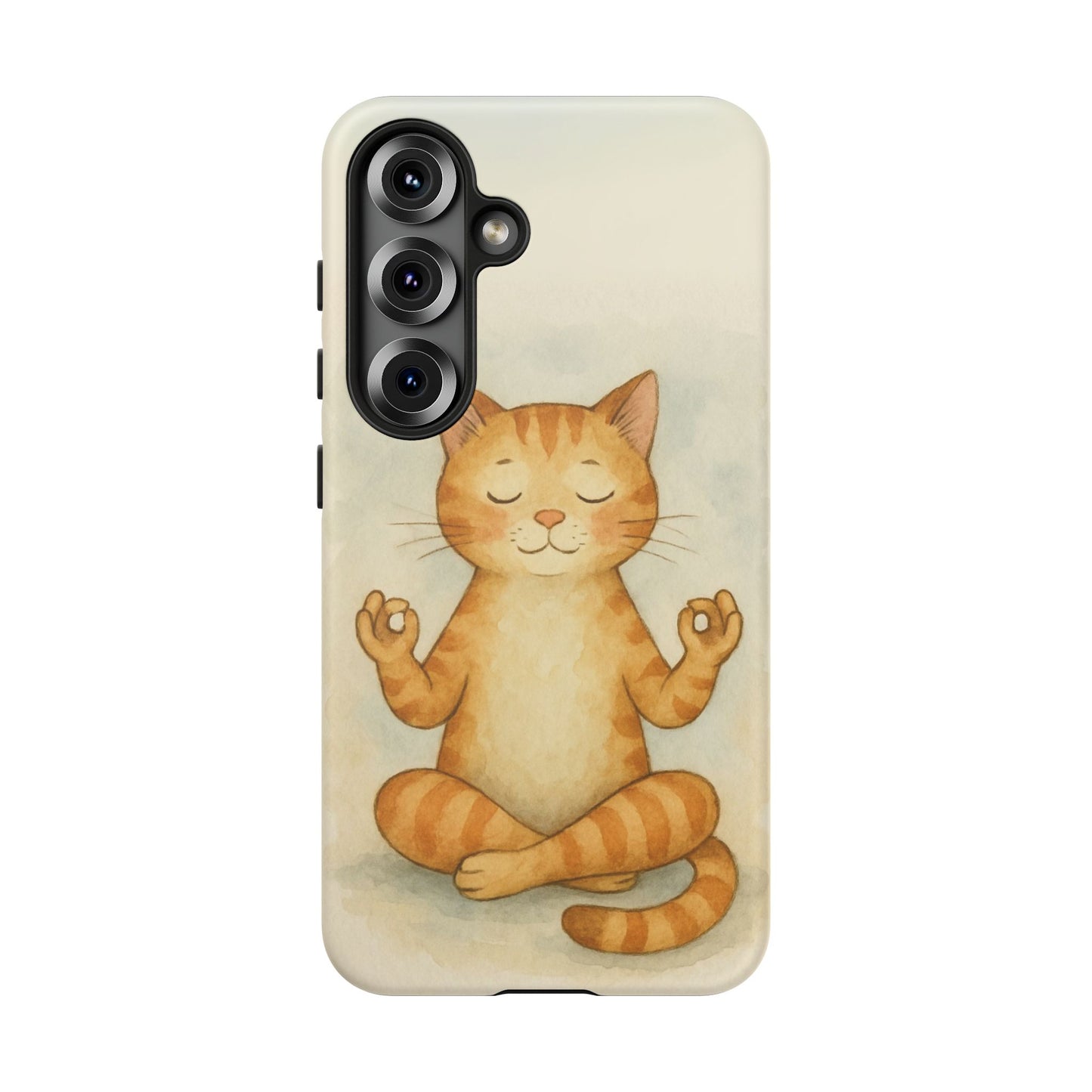 Zen Cat Phone Case - Tough & Stylish - Perfect for Cat Lovers