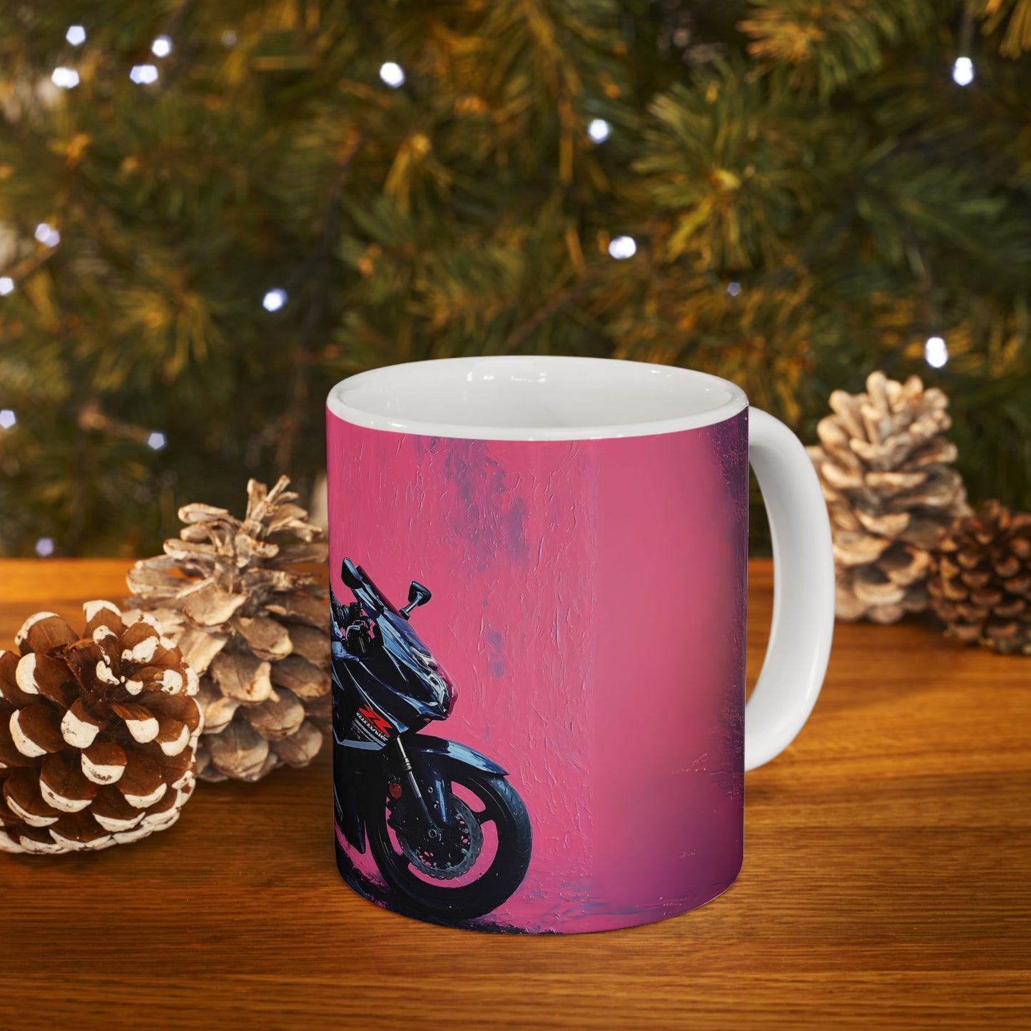 Motorcycle Vibes Ceramic Mug – 11oz & 15oz