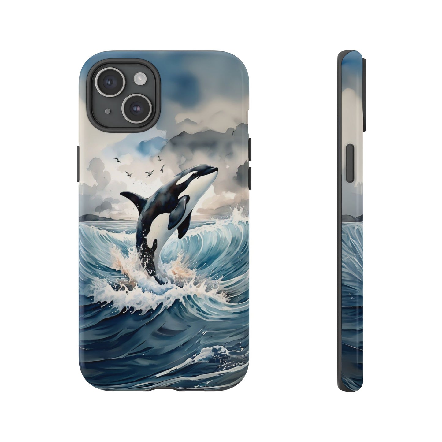 Whale Splash Phone Case - Tough & Stylish Ocean Design